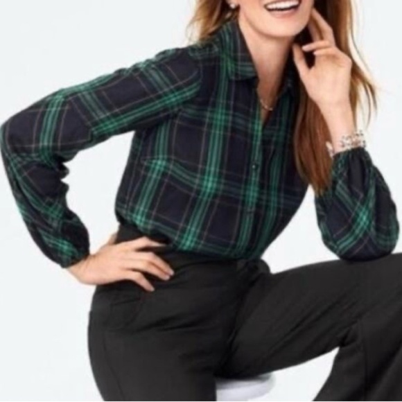 Cabi Big Sur plaid shirt - Picture 6 of 6